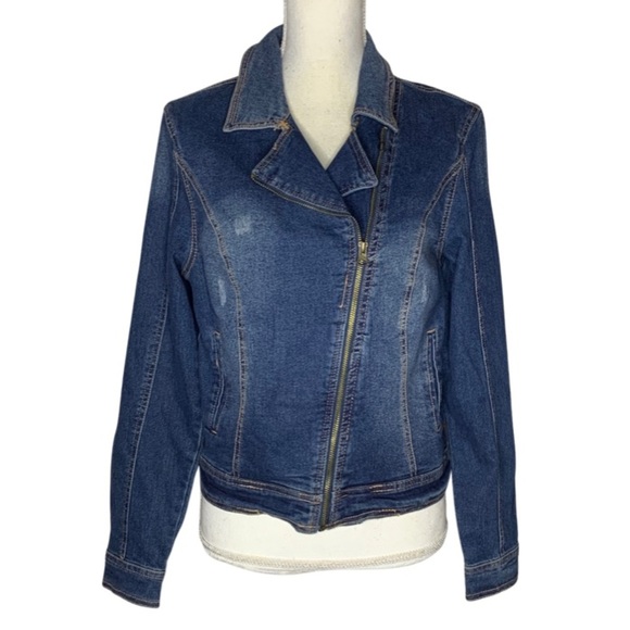 Miladys Moto jean jacket - Picture 1 of 5